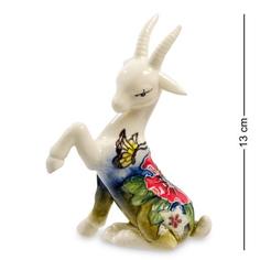 Фигурка декоративная Pavone, Коза, 13 см, синий