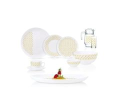 Набор столовый LUMINARC DIWALI CARINOSA GOLD 46 предметов Q7908