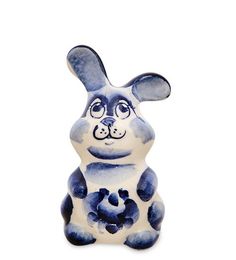 Фигурка "Заяц Мартин" (Гжельский фарфор) ГЛ-841 113-7010988 No Brand