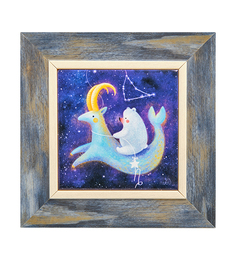 Панно керамическое Козерог - Полярные мишки 10х10 ANG-1620 113-505654 Artangels