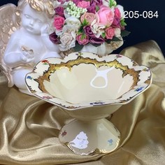 Конфетница 18см ОЛИВИЯ на ножке в подарочной упаковке 205-084 118-205-084 Lenardi