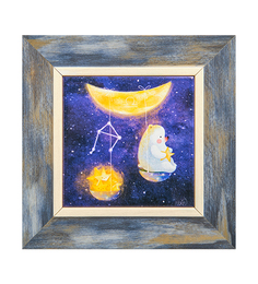 Панно керамическое Весы - Полярные мишки 10х10 ANG-1629 113-505663 Artangels