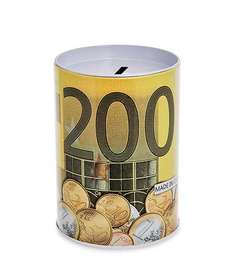Металлическая копилка 200 Евро 12см BX-229/2 113-603762 Art East