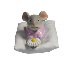 Фигурка декоративная Мышка Дейзи, 6*8*6 см KSMR-715125/SGM052 No Brand