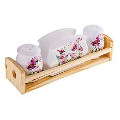 Набор для специй 4 предмета Цветы LORAINE 26247 KSMB-26247