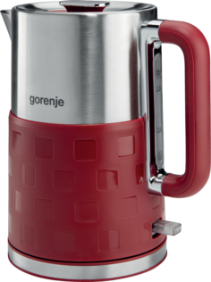 Чайник электрический Gorenje K17FER 1.7 л красный, серебристый