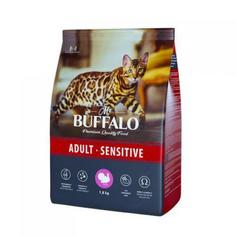 Сухой корм для кошек Mr.Buffalo Adult Sensitive с индейкой, 1,8 кг