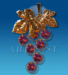 Фигурка на липучке Виноград с цв.кр. (Юнион) AR-2728/ 1 113-60497 Crystal Temptations