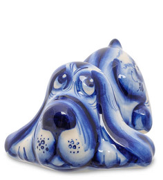 Фигурка Собака Флорес (Гжельский фарфор) ГЛ-403 113-705097 Art East
