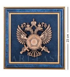 Панно Эмблема Службы внешней разведки России 23х23 ПК-150 113-702563 Art East