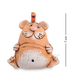 Фигурка керамическая Кот с хвостом (Step) ФК-38 113-106323