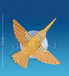 Фигурка на липучке Колибри золотая (Юнион) AR-4133/ 7 113-60063 Crystal Temptations