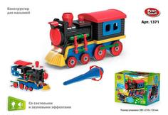 Play Smart Конструктор Поезд со светом и звуком 1371 с 3 лет Playsmart