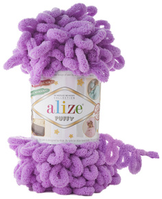 Пряжа ALIZE Puffy (378), светло-лиловый, 5 шт. по 100 г