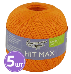 Пряжа Семеновская HIT max (30154), абрикос 5 шт. по 100 г
