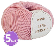 Пряжа SEAM LANA MERINO (43), клевер, 5 шт. по 50 г