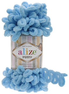 Пряжа ALIZE Puffy (287), айсберг, 5 шт. по 100 г
