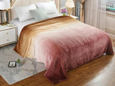 ЮТА-ТЕКС плед WELLSOFT LUXE 1,5сп OMBRE Охра