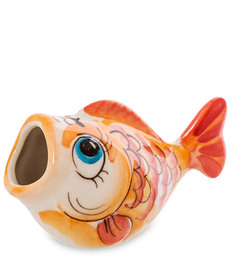 Подставка для зубочисток Рыба цв. Гжельский фарфор ГЛ-599 113-706802 Art East