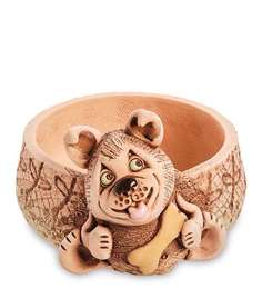 Кашпо керамическое Собака с косточкой ZLC- 50 113-109868 Арт ист