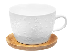 Кружка Elan Gallery Снежинки 500ml 540553