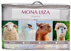 Одеяло Mona Liza Овечья шерсть 172x205 см полиэстер теплое белое