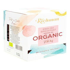 Чай черный Richman Organic в пирамидках 2 г х 20 шт