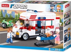 Блочный конструктор Sluban Машина скорой помощи 328 деталей