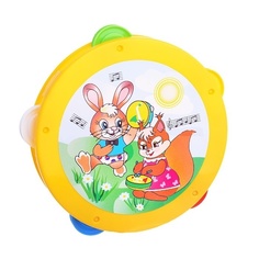 Игрушечный музыкальный инструмент АЭЛИТА Бубен, 2С470/РС
