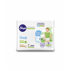 Подгузники-трусики Sleepy Natural Junior (11-18 кг), 24 шт.
