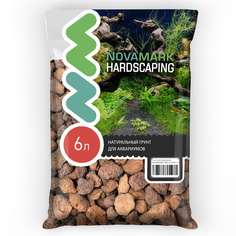 Грунт для аквариума NOVAMARK HARDSCAPING Лавовая крошка 12-18 мм, 6л