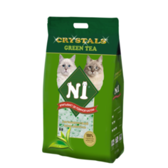 Силикагелевый наполнитель для лотков N1 CRYSTALS Green Tea 5л