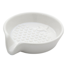 Мыльница Honey доломит 10,8x10x2,6 см белая No Brand
