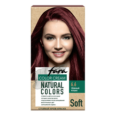 Крем-краска для волос Fara Natural Colors Soft 324 Темный рубин 150 мл