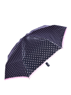 Зонт женский ZEST 54914 черно-розовый