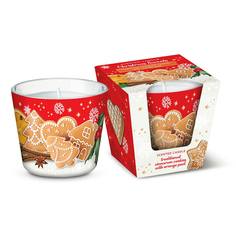 Свеча ароматическая Bartek Candles Рождественские сладости 9x8,5 см в ассортименте