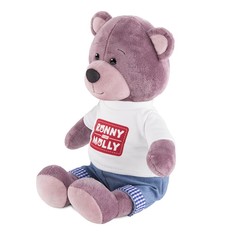 Мягкая игрушка «Мишка Ронни в футболке с логотипом», 21 см Maxitoys