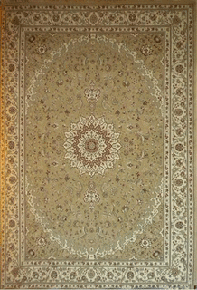 Ковер шерстяной с вискозой Persian 160L QJ0040SCMB Hwit Co Ltd