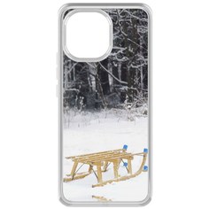 Чехол-накладка Krutoff Clear Case Санки для Xiaomi Mi 11
