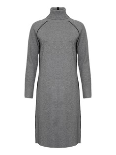 Платье женское Deha D73566 серое 46 RU