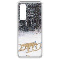 Чехол-накладка Krutoff Clear Case Санки для Vivo Y31