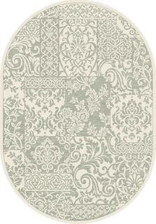 Рельефный ковер из вискозы GENOVA 38009 6565 90 ОВАЛ Ragolle