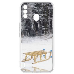 Чехол-накладка Krutoff Clear Case Санки для ITEL A48