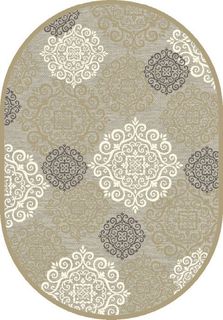 Рельефный ковер из вискозы GENOVA 38001 6565 90 ОВАЛ Ragolle