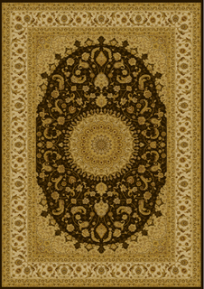 Ковер из вискозы Comtesse 02M039 coffe gold Ragolle