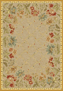 Рельефный ковер из вискозы GENOVA Цветы 38262 2222 20 Ragolle