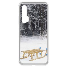Чехол-накладка Krutoff Clear Case Санки для Honor 20 Pro
