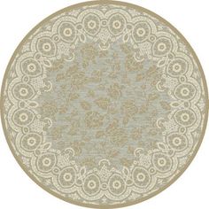 Рельефный ковер из вискозы GENOVA 38247 6525 90 КРУГ Ragolle