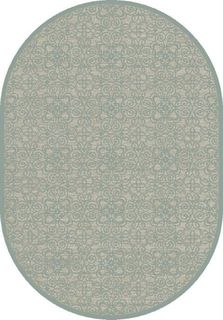 Рельефный ковер из вискозы GENOVA 38036 6555 90 ОВАЛ Ragolle