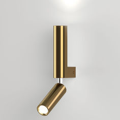 Настенный светодиодный светильник спот Eurosvet Pitch 40020/1 LED латунь 4200 К 6 Вт